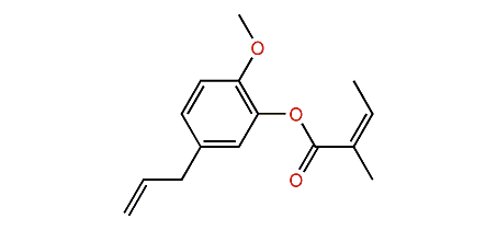 3-Allyl-6-methoxyphenyl (Z)-2-methyl-2-butenoate